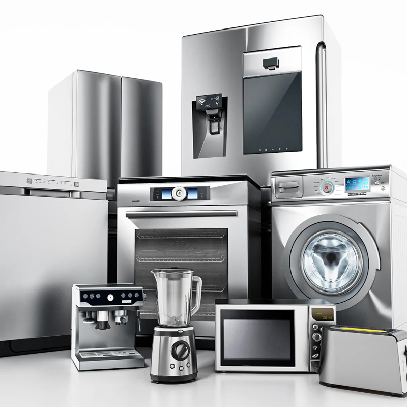 Household appliances and metal stamping parts